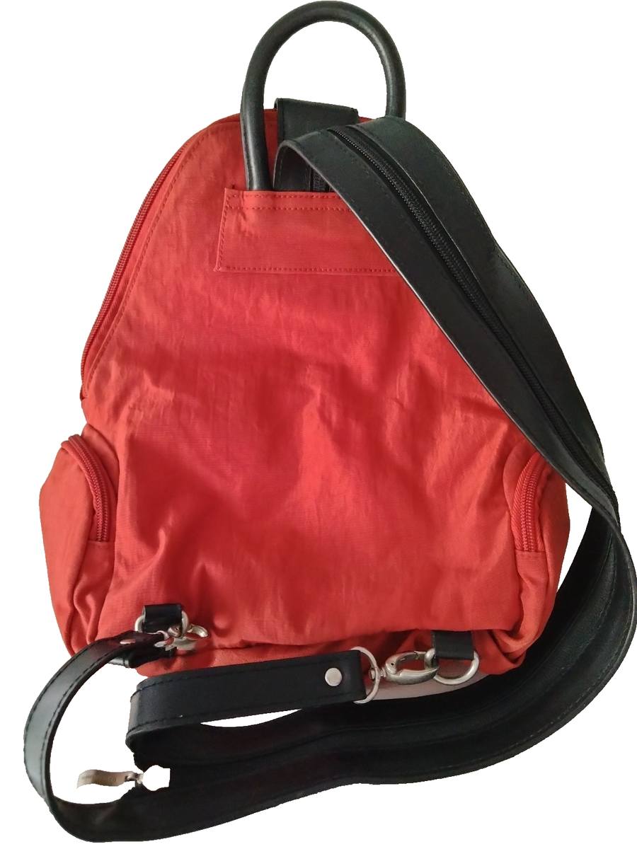 Baggallini Crossbody Sling Hugger Red Backpack Baggallini Convertible Backpack Crossbody Sling Bag Sienna  main image 4