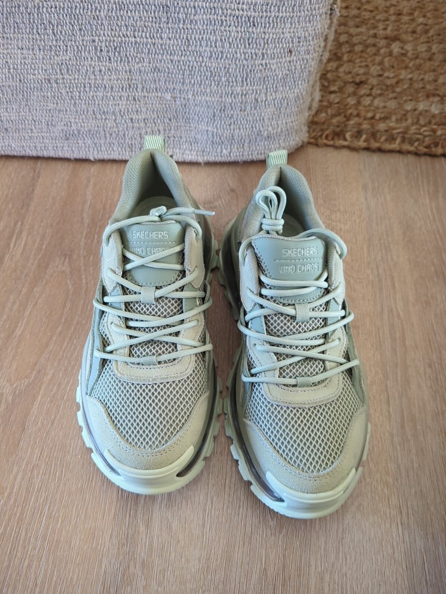 hoshi☆　1207 Skechers Uno Chaos Sage Women Athletic Sneakers 177935/SAGE