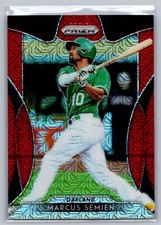 2019 Panini Prizm - Tier III #217 Marcus Semien /299 Red Mojo