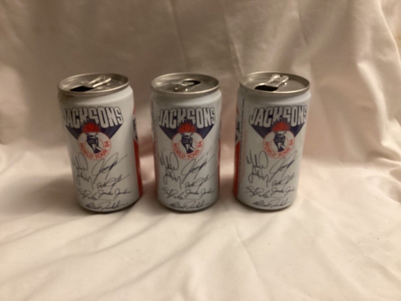 Vintage Jackson 5 Pepsi Can Lot of 3 Cans