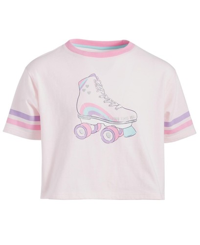 Epic Threads Big Girls Roller Skate Graphic Boxy Top, Created for Macy's -