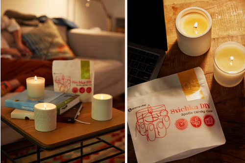 DIY Candle Making Kit | Flowers, Eastern Notes & Powder | Natural Soy Wax - Picture 6 of 15
