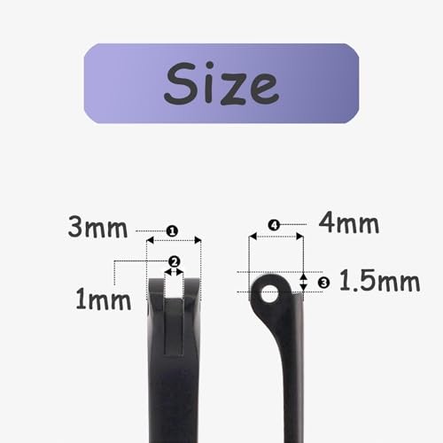 Kit Ricambio e Riparazione Braccio Occhiali in Metallo, Templi Fai da Te per Occhiali Oro - Foto 4 di 6