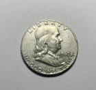1963 Ben Franklin Silver Half Dollar