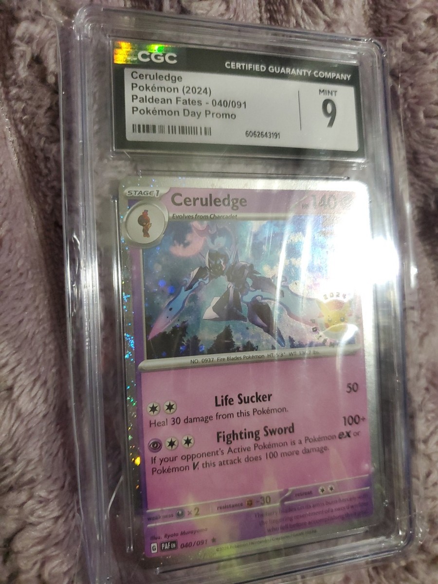Ceruledge - (Pokemon Day 2024) (Cosmos Holo) 040/091 Miscellaneous Cards &  Products Holo for sale online | eBay