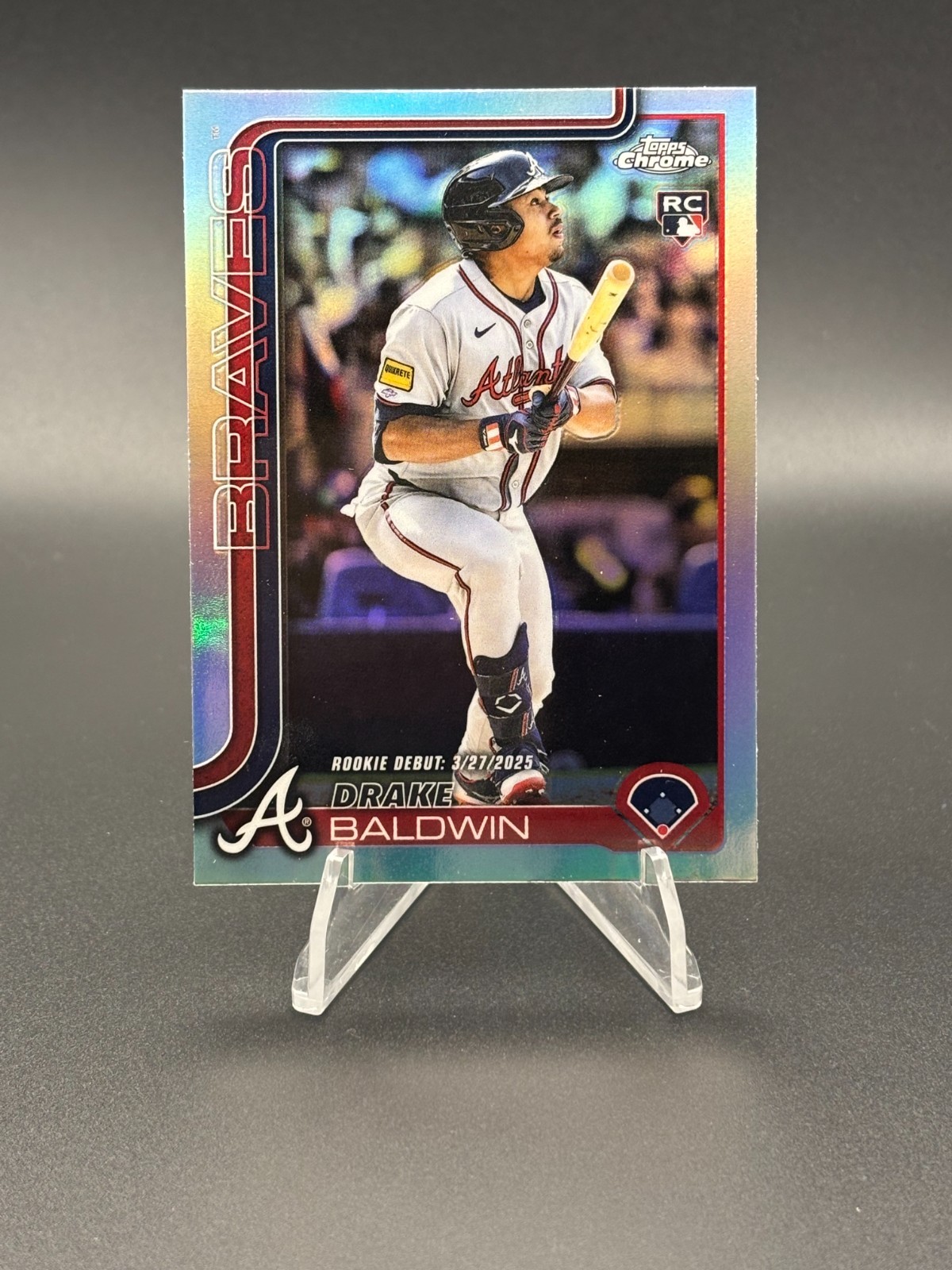 2025 Topps Chrome Update Drake Baldwin Refractor Rookie Braves #USC88