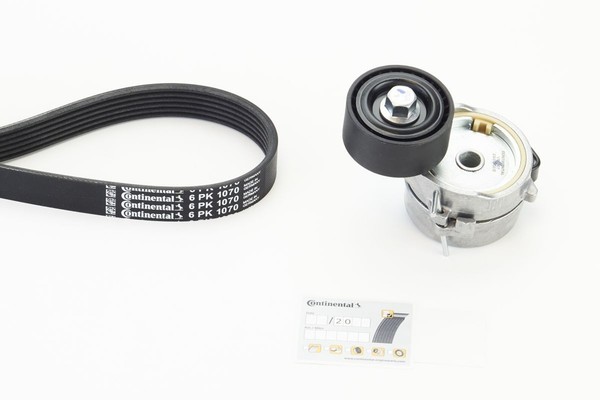 Keilrippenriemensatz Continental Ctam 6PK1070K5 FüR Opel Crossland P17 P2QO P2JO-image