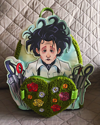 Loungefly Disney Edward Scissorhands Mini Backpack Green/Black