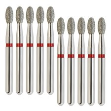 Dental Diamond Football Bur Fine FG High Speed Burs 379/018F Friction Grip