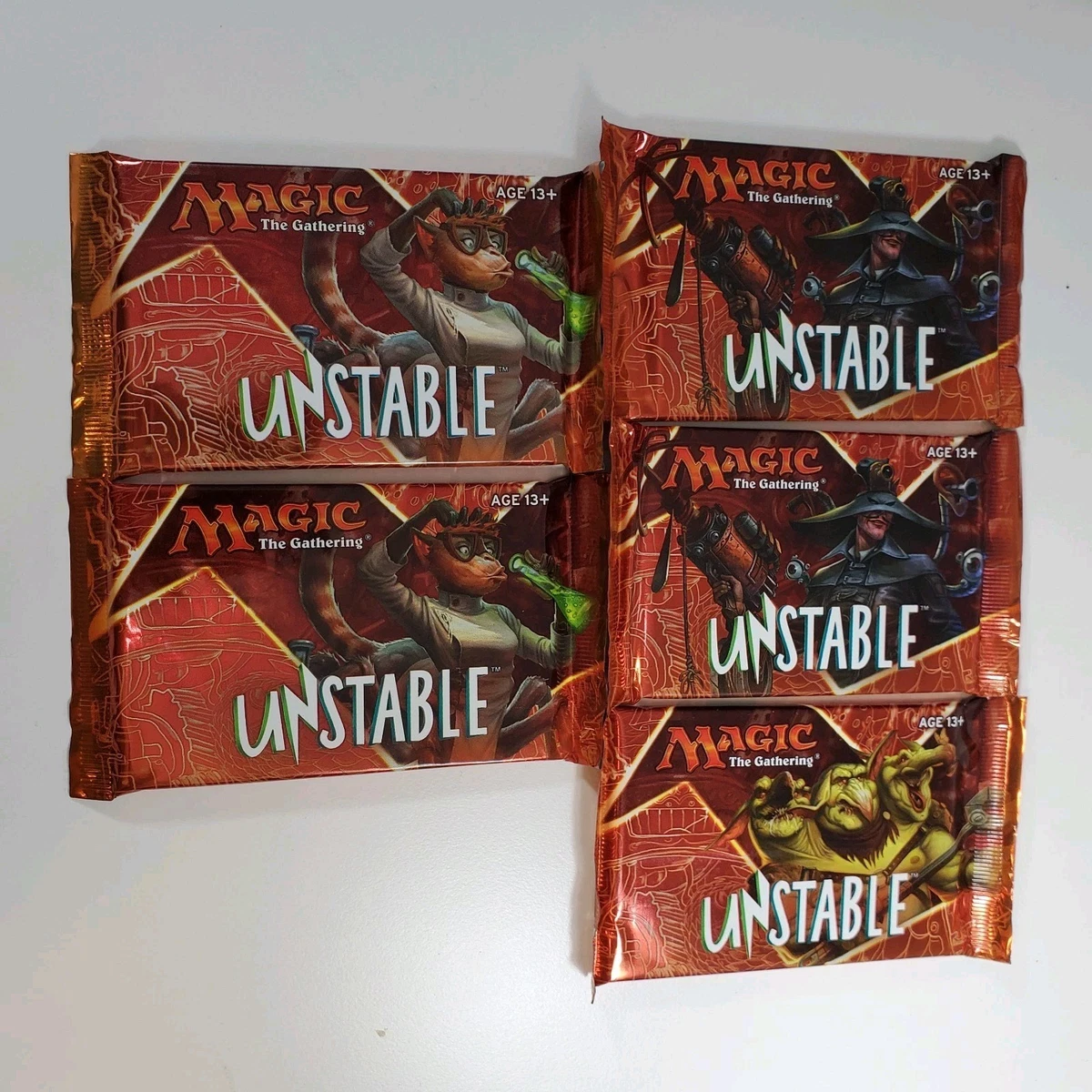 Magic: The Gathering Unstable Sealed Collectible Card Game Packs
