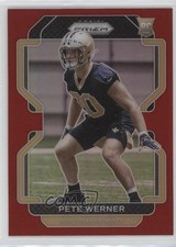 2021 Panini Prizm Rookie Red Prizm Pete Werner #391 1u6