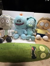 Rick and Morty Plush Lot Rick Sanchez Mr. Meeseeks Pickle Rick Squanchy Surface…