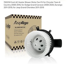 Aspligo Front AC Heater Blower Motor Fan 700216 for Dodge Jeep Chrysler