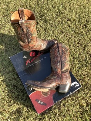 RARE VINTAGE FRENCHS MUSIC CITY COLLECTION DAN POST BOOTS 9.5