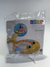 Intex Boat Pool Cruiser Raft 3-6 Years Kids Inflatable Swim Raft Summer Fun NEW