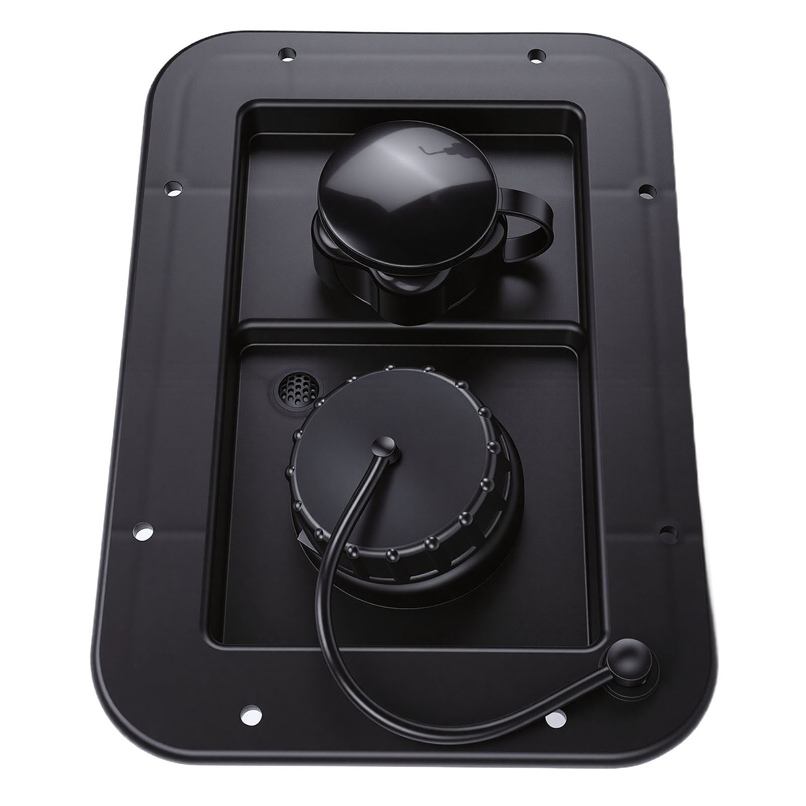 City Gravity Water Fill Dish With Check Valve Double Inlet RV Water Fill I