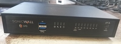 SonicWall TZ370 Firewall Network Security Appliance. No Power Cord. *READ *
