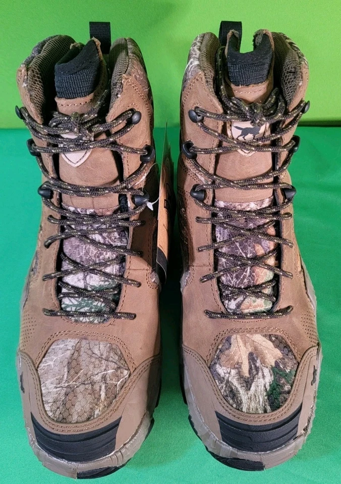 Irish Setter 2831 VAPRTREK 8" Water Proof Hunting Boots, Realtree Edge, Men's 8 - Image 4 of 4