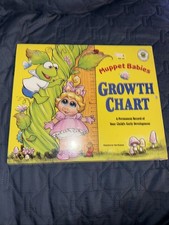Brand New - Vintage 1989 Muppet Babies Growth Chart   Jim Henson