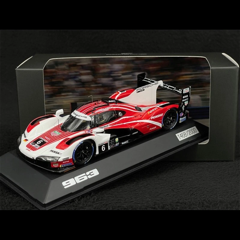 Porsche 963 LMDH #6 Porsche Penske Motorsport 24h Daytona 2023 Spark 1:43 Scale - Image 2 of 4