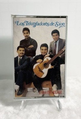 1995 Los Triunfadores de Sion Cada Dia Mejor Musica Tape Music FREE SHIPPING