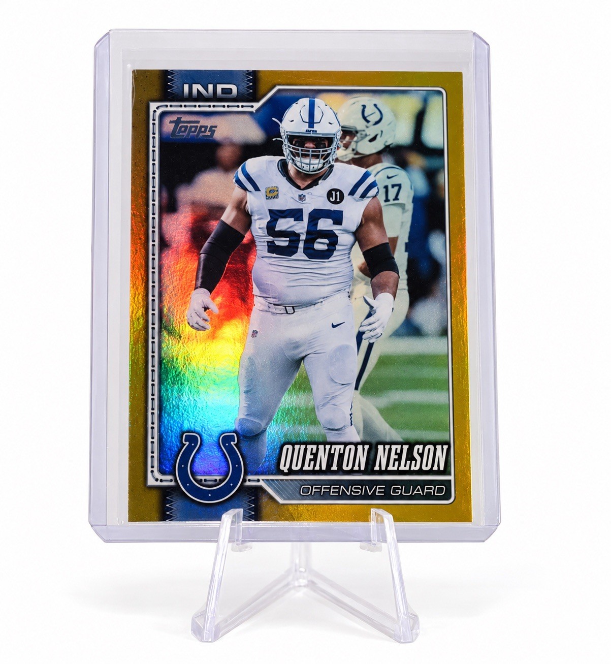 2026 Topps Quenton Nelson Gold /50 #84 SSP Indianapolis Colts 42/50