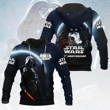 Star Wars 50th Anniversary Darth Vader Hoodie All Over Print Size S-5XL