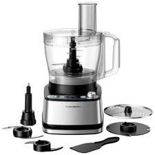 Food Processor, 4 Programs & Pulse,1000W Max Power,12 Cups Total Volume for S...