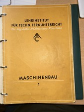 Christiani Maschinenbau Lehrgang kompl. 24 He...