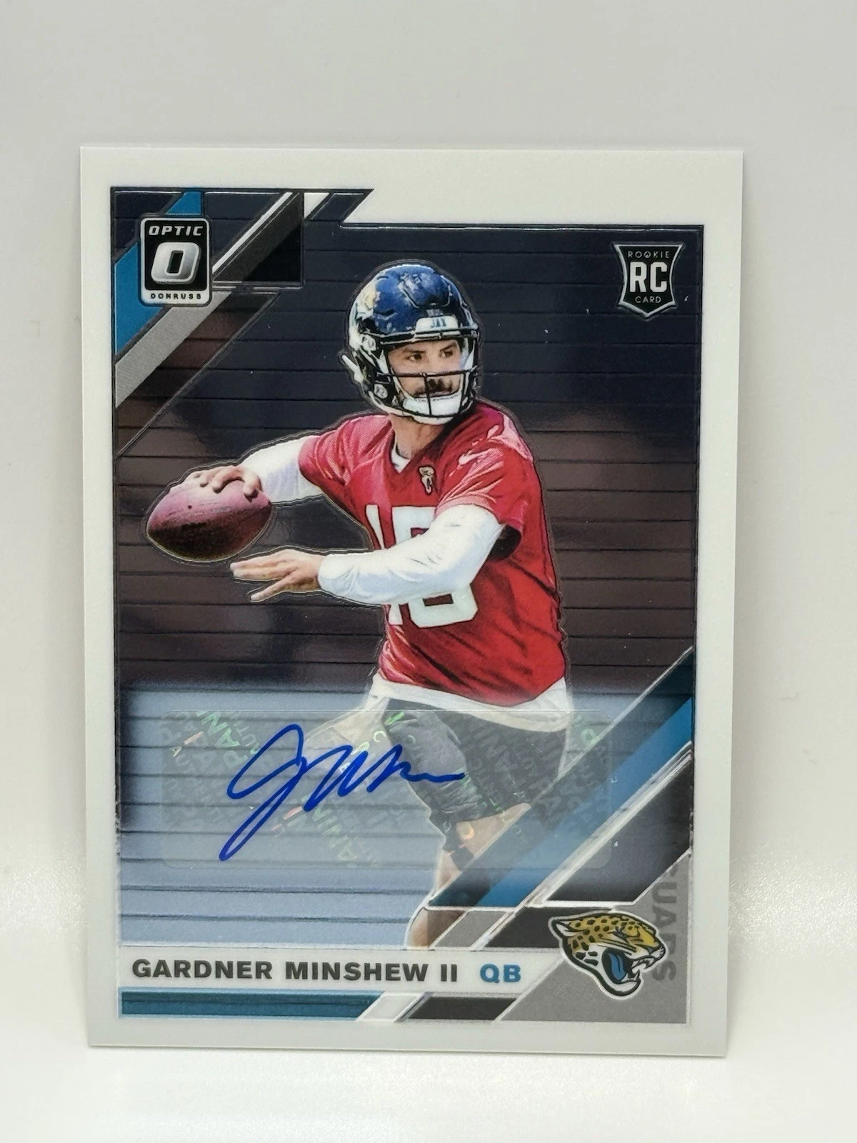 GARDNER MINSHEW II 2019 Donruss Optic #142 Rookie RC Autograph Auto #/60