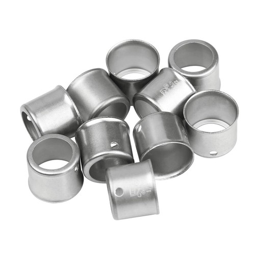 Sysarua 100 Pack Pex 1/2″ Stainless Steel Press Sleeve for Brass (ASTM F1807)...