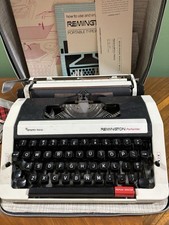 Vintage Remington Performer Sperry Rand Typewriter In Case Made In Japan thumbnail