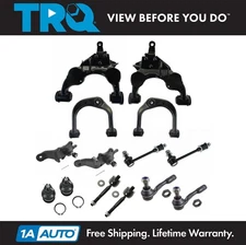TRQ Front Control Arm Ball Joint Sway Link Tie Rod Steering Suspension Kit 14pc
