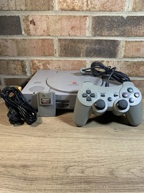 Sony PlayStation 1 PS1 SCPH-5501 Console 1 Controller 1 Memory Card