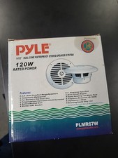PYLE - 6-1/2'' Dual Cone Waterproof Stereo Speaker System Model PLMR67W