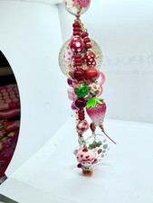 Strawberry Shortcake Handmade Acrylic Bag Charm – Figurine + Charms Unique