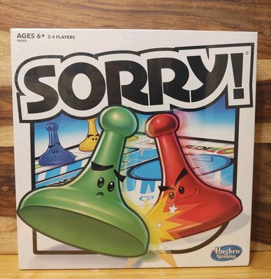 SORRY! Board Game HASBRO Gaming 2016 Family Game *Brand NEW SEALED* Ages 6+ USA