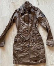 Khujo Mantel Regenmantel Braun Moccha Mousse Damen M Modell ANY Ungetragen Style