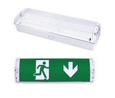 LED Emergency Ceiling Light Exit Bulkhead Spotlight Maintained/Non-Maintained
