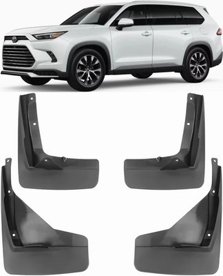 New Full Set Splash Guards Mud Flaps FOR 2024-2026 Toyota Grand Highlande
