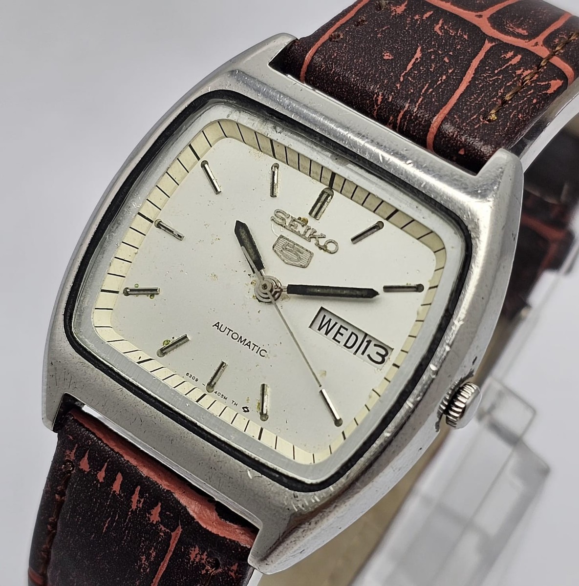 Seiko 5 Automatic 6309-5990 Day/Date Vintage Men's Watch | eBay