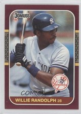 1987 Donruss Opening Day Box Set Willie Randolph #246 fm0