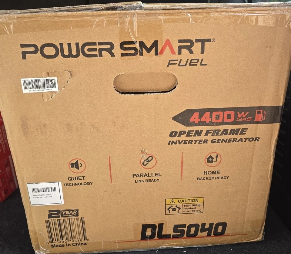 Generator for Camping, RV & Power Outage PowerSmart 4400W - Image 2 of 3