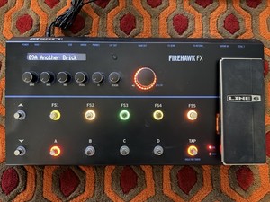 LINE 6 FIREHAWK FX MULTI EFFECTS GUITAR FLOOR PEDAL DIGITAL PROCESSOR TESTED