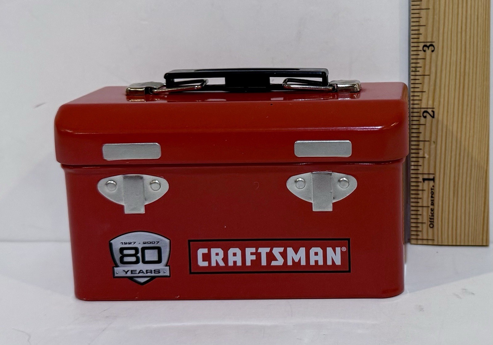 Craftsman Mini Tool Box Metal Tin Gift Card Holder