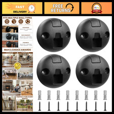 Baby Gate Replacement Hardware Kit - Wall Mount Accessories, Screws Anchors fo