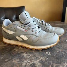 Size 4 - Reebok Classic Leather Grey White Gum Women s S009
