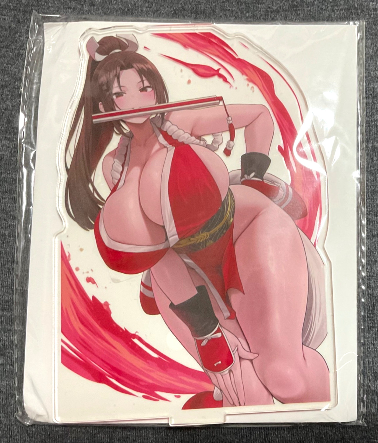 SNK Fatal Fury Mai Shiranui THE KING OF FIGHTERS Game Acrylic Stand 15cm New