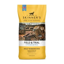 Skinner’s Field & Trial Chicken & Rice Complete Dry Adult Dog Food 15kg Free SH. 2.23 per kilo