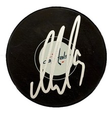 Ivan Miroshnichenko Signed Autographed Washington Capitals Logo Puck